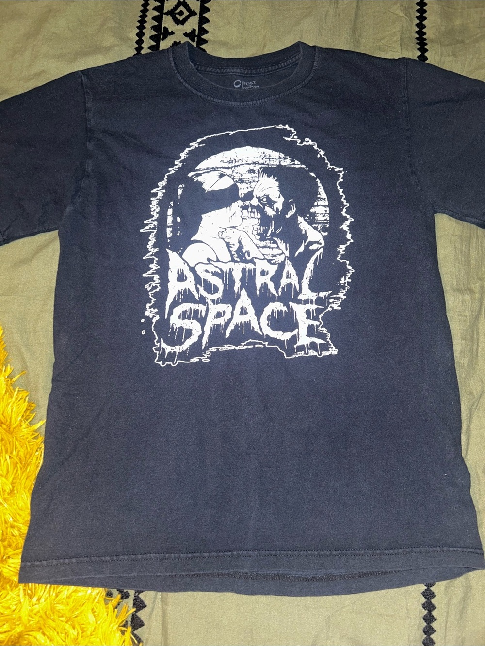 Black Astral Space Graphic Tee